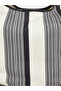 Striped Tote Bag with Leather Handles - 4