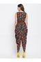 Owl Print Ethnic Dhoti Jumpsuit - 5