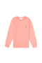 Girl's Neon Pink Crew Neck Basic Sweater 50313060-Vr105