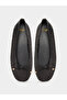 Teens Black Sequin Ballet Flats - 5