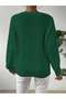 Tri̇ko Knitted O Oversized Crew Neck Sweater Btk - 5