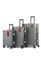 Luxury PC Travel Suitcase Vintage Suitcase with Mute Universal Wheel Combination Lock - Black Set - 2