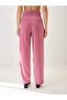 Pink Mid-Rise Pleated Korean Pants - 5