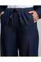 Washed Wide Leg Jeans with Button Closure - 5