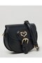 Black Girl's Metal Detail Saddle Bag - 3