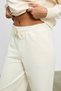 Anselma Women's Organic Cotton Regular Elastic Waistband Double Pocket Wide Leg Vanilla Bottom-Top t - 7