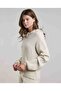 Ribbed Hooded Top with Long Sleeves - 2