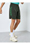 Workout Shorts with Print Detail