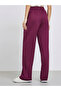Burgundy Straight Leg Joggers - 4
