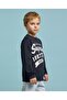 Typography Print Sweatshirt with Crew Neck and Long Sleeves - 4