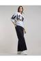 Solid Wide Jeans with Button Closure