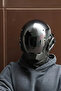 Cyberpunk Full Face Tactical Mask – with Mirror Visor, Premium Detailed (Includes Bandana) - 7
