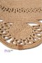 Wicker Jute Hand Knitted Bohemian Rug Oval Jute Carpet Balcony Mat - 4
