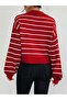 WOMEN'S STRIPED KNITWEAR SWEATER - 3
