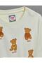 Ivory Girl's Printed Clothing Set - 4