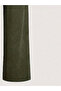 Khaki Wide Leg Trousers - 6