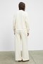 Anselma Women's Organic Cotton Regular Elastic Waistband Double Pocket Wide Leg Vanilla Bottom-Top t - 8