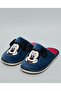 Navy Blue Boy's Mickey Mouse Bedroom Slippers - 2