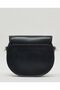 Black Girl's Metal Detail Saddle Bag - 2