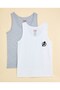 Multi Boy's 2 Pack Avengers Logo Vests