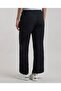 Solid Wide Jeans with Button Closure - 4
