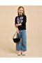 Appliqued Sweatshirt with Crew Neck and Long Sleeves - 3