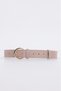 Oval Buckle Suede Belt Women's Belt Trouser Belt Dress Belt Shirt Belt Waist Belt - 2