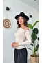 Sandy Blouse with Gathered Detail and Gold Buckle - 4