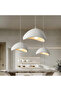 Wabi Sabi White Pendant Light Set for Kitchen Dining Living Room (30 40 50cm) Sizes (1 Set) - 6