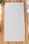 100% Cotton Soft Textured Lint-Free Hand, Face and Ablution Towel 50 X 90 cm - White - 7