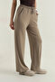 Women's Modal Pants with Pockets, Elastic Waist, Wide Legs - 2
