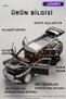 Black Color Gls600 Maybach 1/24 Diecast Collectible Model Car Che Zhi̇ - 6