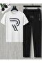 Unisex Printed Modern Oversize Sports Special Design Tracksuit Set