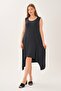 Front Asymmetric Dress (B24-460 00) - 3