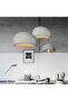 Wabi Sabi White Pendant Light Set for Kitchen Dining Living Room (30 40 50cm) Sizes (1 Set) - 3