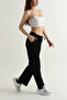 Women's Modal Pants with Pockets, Elastic Waist, Wide Legs - 2