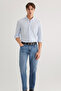 Striped Men's Long Sleeve Shirt M0211402-88654 - 3