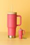 Mega Boy Stanly Thermos with Straw Keychain Bag Ornament Charm Special Design Openable Lid Box