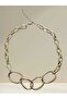 Gold Color Thick Ring Chain Necklace – Stylish Design, Gift Boxed (1 Piece)
