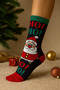 Pack of 4 Unisex Christmas Socks Colorful Socks New Year - 4