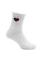 Women's Colorful Patterned Cotton Half Socks 3 Pack - 4