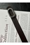 2-Pack Let O Letter Patterned Women's Silver Buckle Belt Coat Belt Dress Belt Trouser Belt - 2