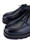 Men's Genuine Leather Navy Blue Casual Shoes - 3