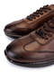 Men's Genuine Leather Tan Casual Shoes - 3