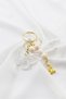 Small Keychain with Transparent Butterfly, Shiny Pearl, and Metal Tassel, Stylish Bag Ornament for Gift Giving - 3