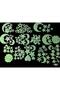 130 Pieces of Night Glowing Natural Phosphor Wall and Ceiling Sticker - 2