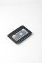 Genuine Leather Minimalist Card Holder – 2521 - Black/Parlement - 4