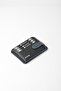 Genuine Leather Minimalist Card Holder – 2521 - Black/Parlement - 2