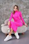 Corded Knitwear Dress