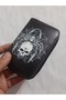 Owl Bag Skull and Spider Agi Gothic Patterned Design Faux Leather Wallet